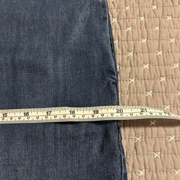 Banana Republic Women’s Blue Denim Shirt Dress Size 4P - Picture 10 of 12